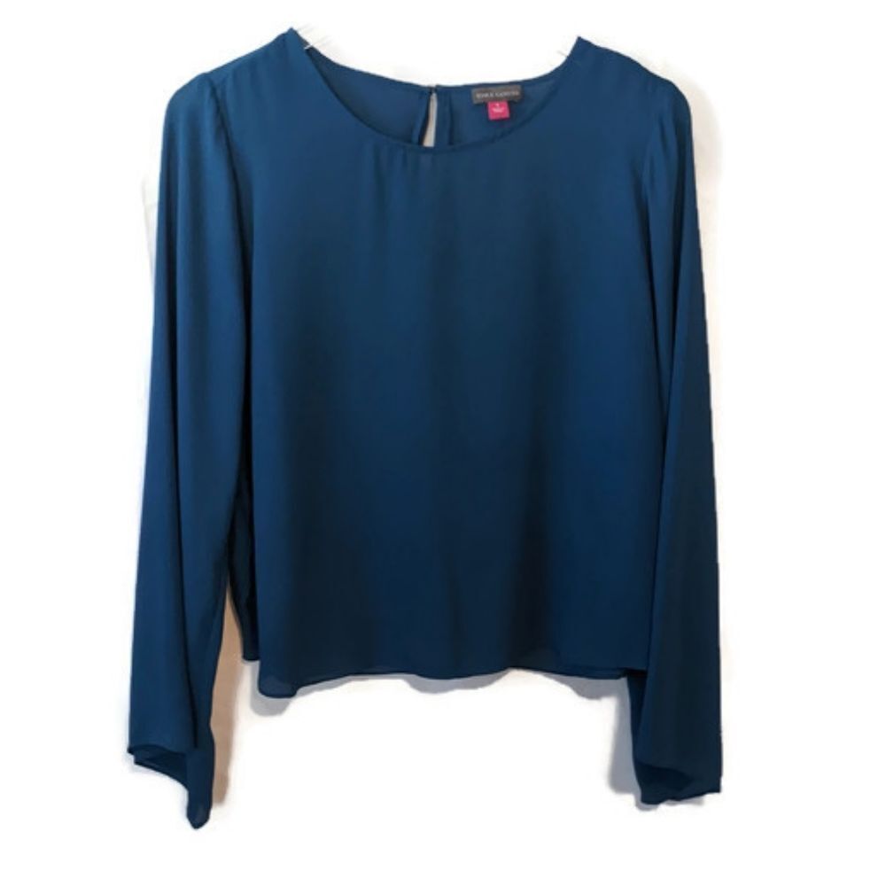 VINCE CAMUTO Long Sleeve Blouse [Wide Fit]